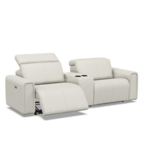 Elran 3099 w/ Console-Customizable Pop-Up Reclining Headrest Sofa