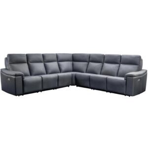 Elran 4033 - Customizable Reclining Leather Sectional
