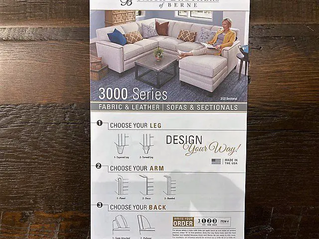 Smith Brothers 3000 - Build Your Own American made Sofa - Image 4