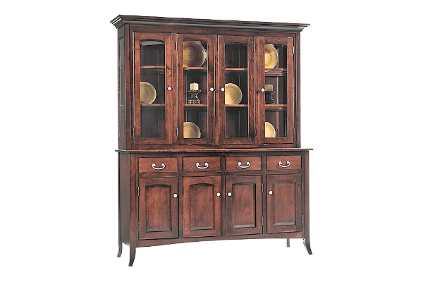 Amish Customizable 4 Door English Shaker China