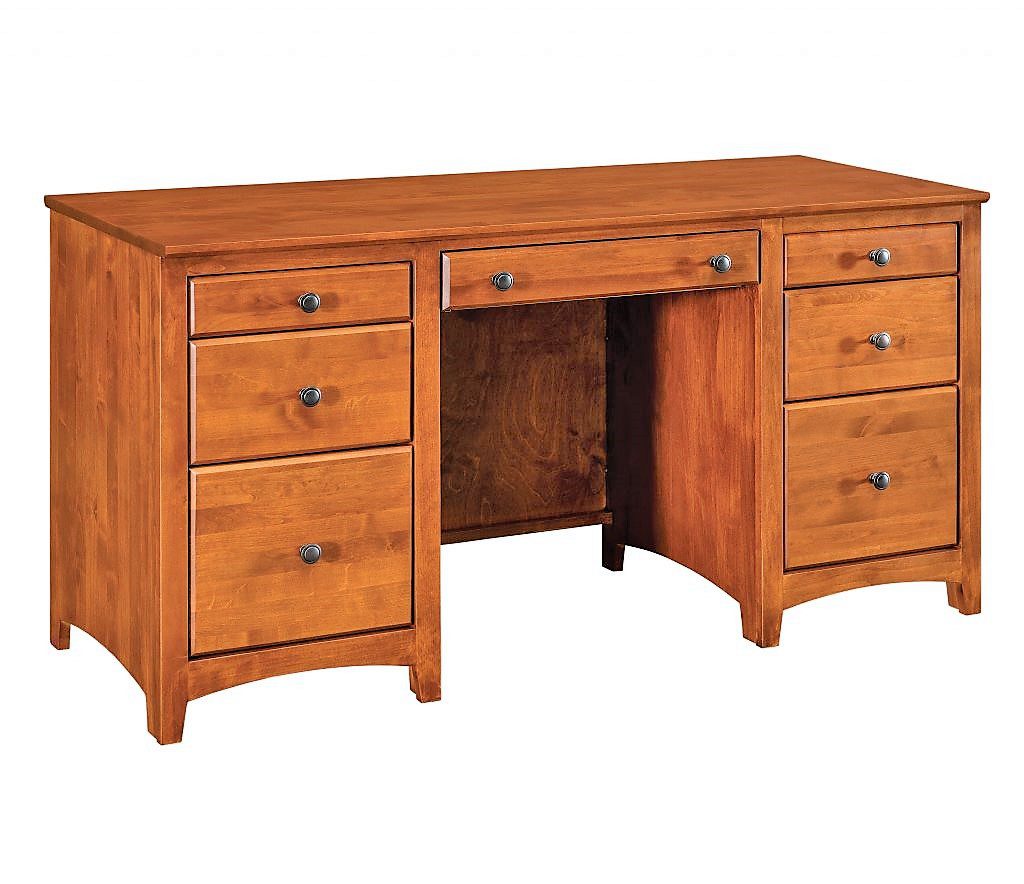 Archbold Double Pedestal Desk – Customizable American made Desk