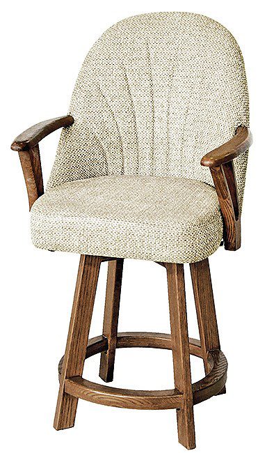 Chromcraft C127 - Customizable Upholstered Stool - Image 2