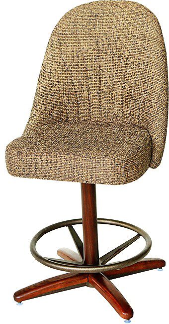 Chromcraft C127 - Customizable Upholstered Stool - Image 5