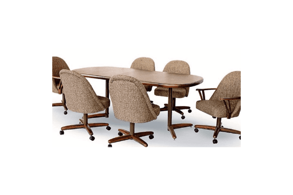 Chromcraft Dining 2 - Customizable Caster Chair Dining - Image 4