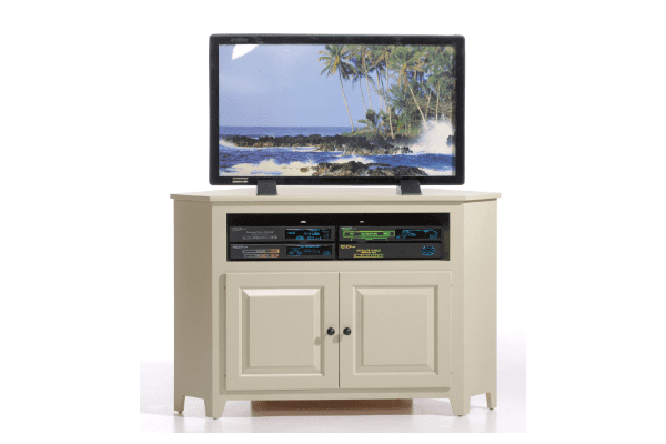 Amish made 1160 - Customizable Corner TV Stand