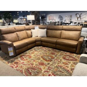 Elran Reclining Leather Sectional