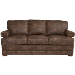 Marshfield Bryan Customizable American made Leather Sofa