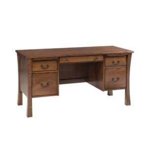 Amish Customizable Woodbury Double Drawer Desk
