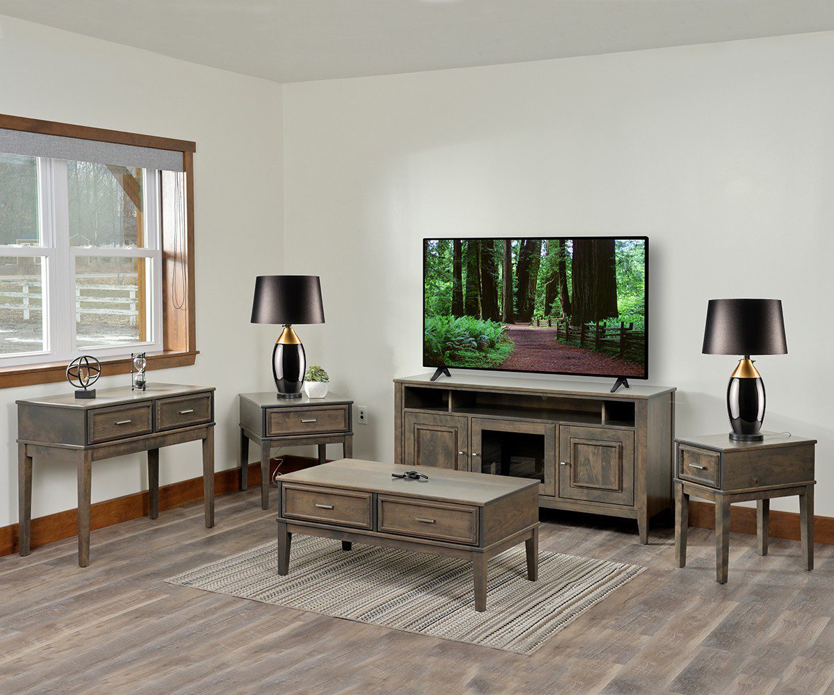 Amish made Capri - Customizable TV Console - Image 2