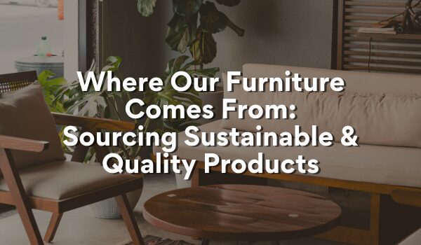 how to find sustainable furniture